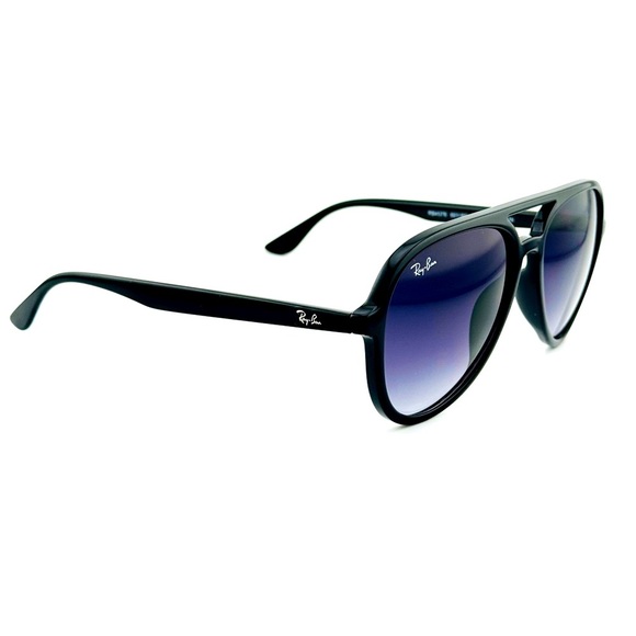 Ray-Ban Sunglasses RB4376 Pilot High bridge Black Frame Gray Gradient Lenses main image 8